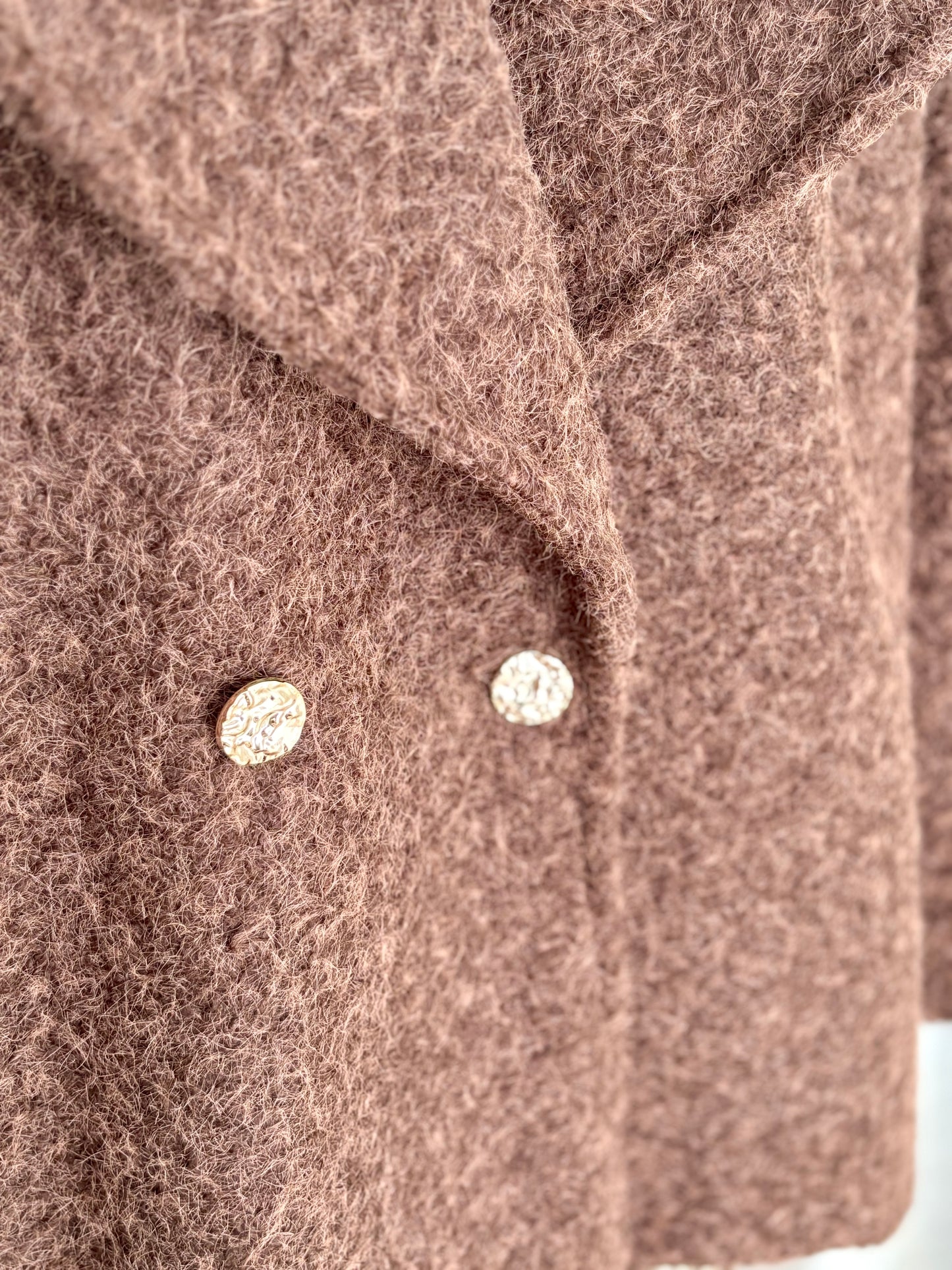 Casaco Oversize castanho | Minhámê