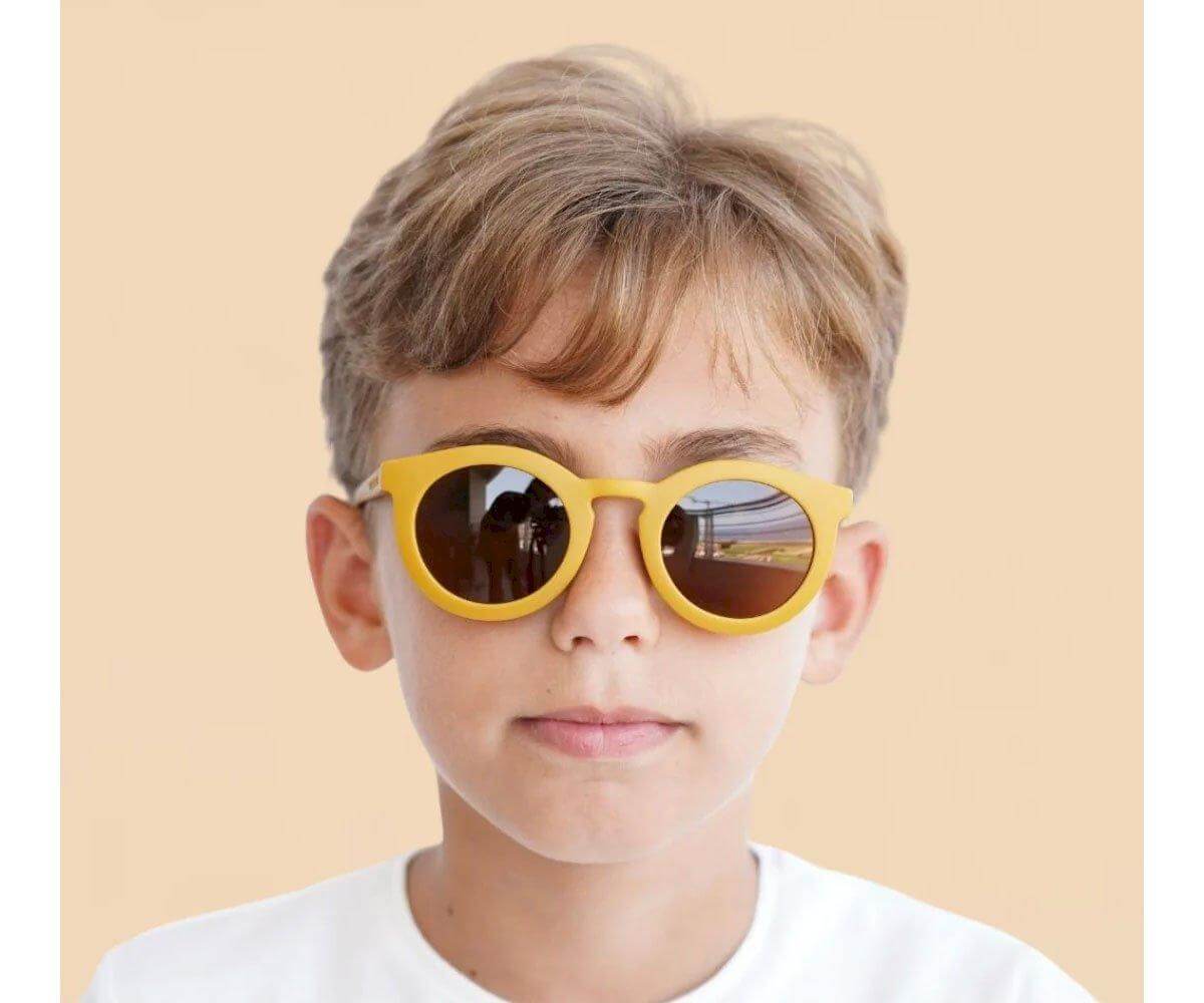 Óculos de Sol Infantis Classic Buckwheat Plaid | Grech & Co