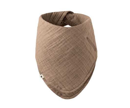 bandana babete seca-babinhas para bebés na cor dark oak da marca bibs