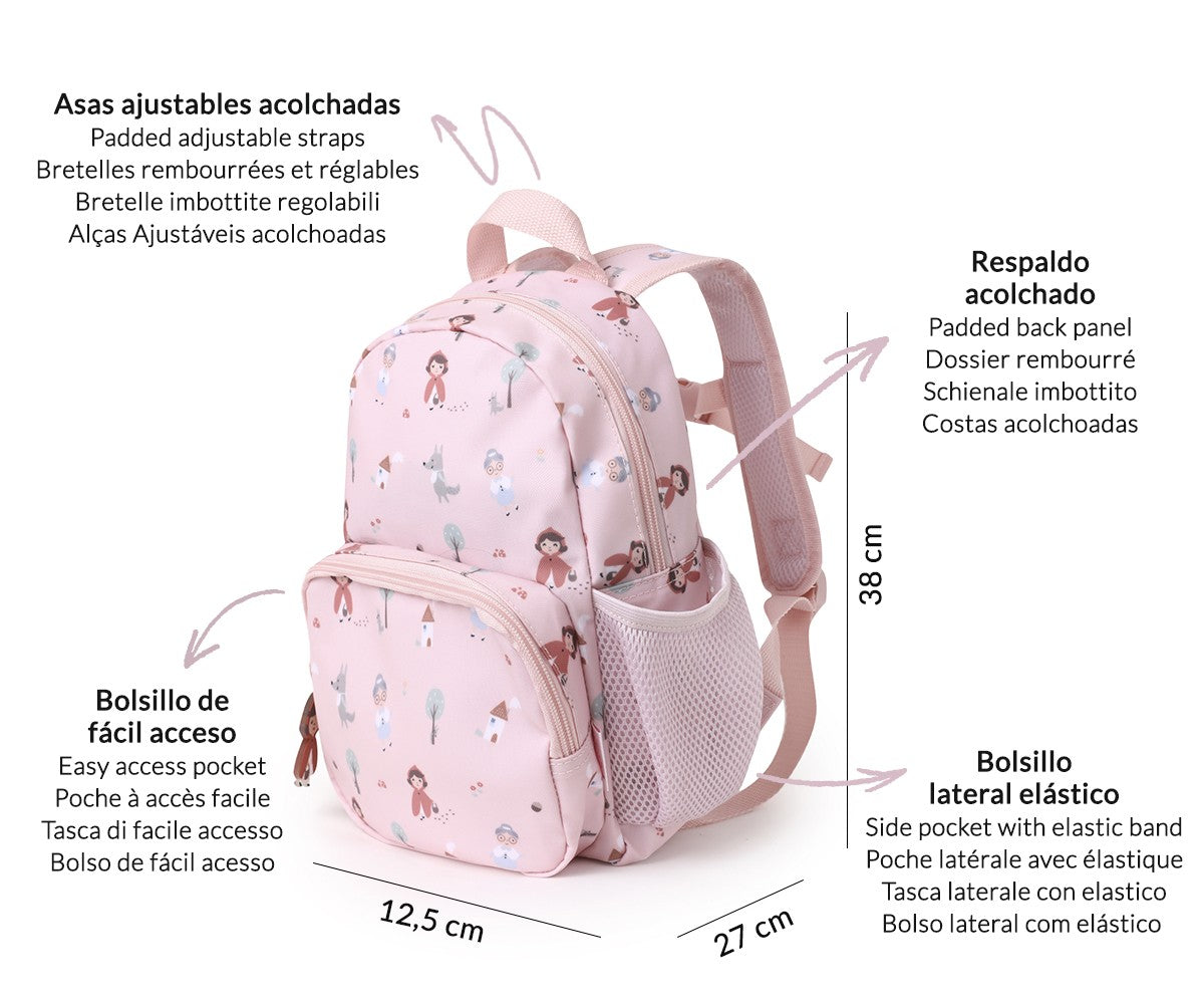 PRÉ-VENDA | Mochila Infantil personalizável Little Red | Tutete