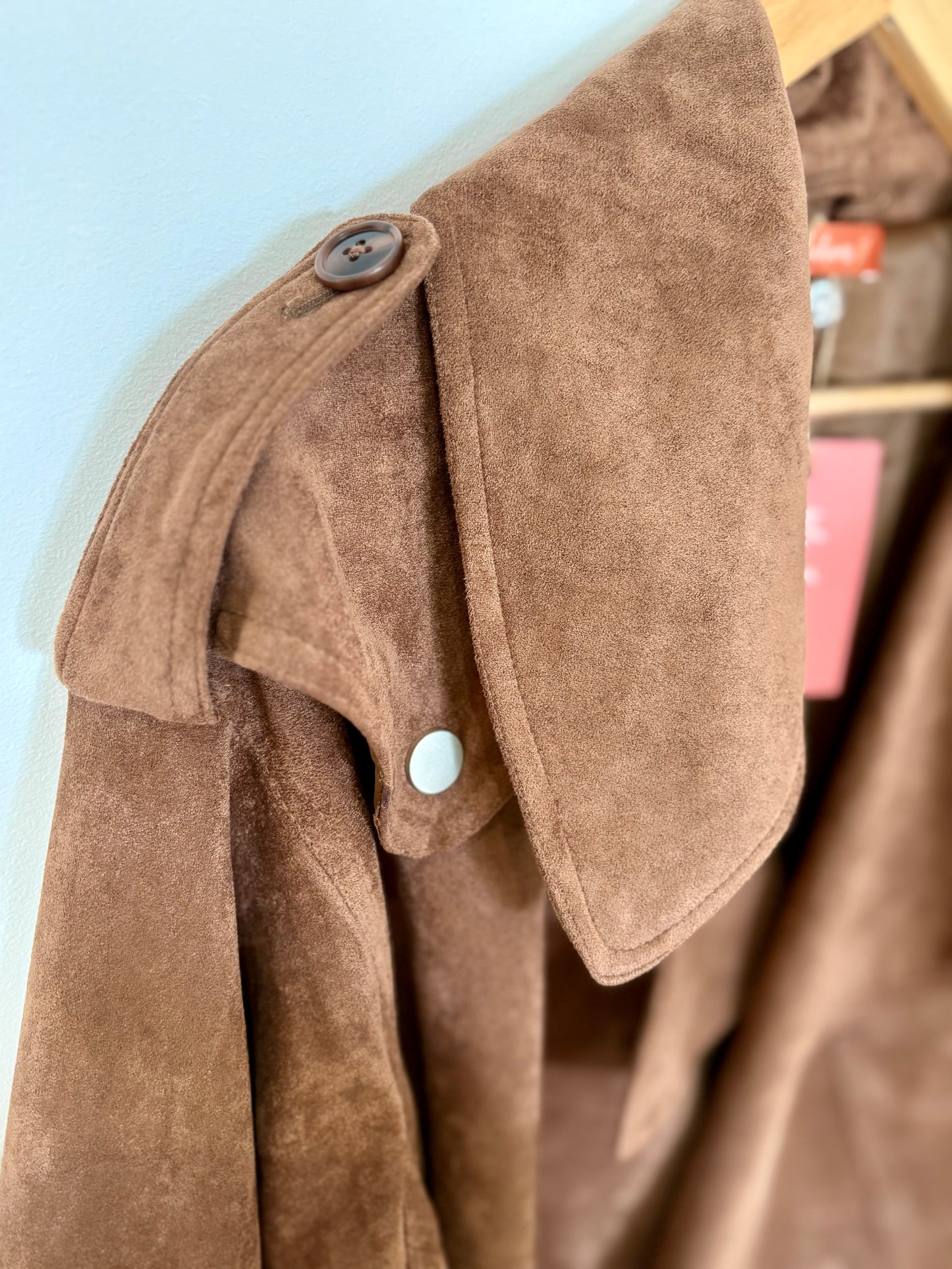 Casaco Biker pele de pêssego Castanho | Minhámê