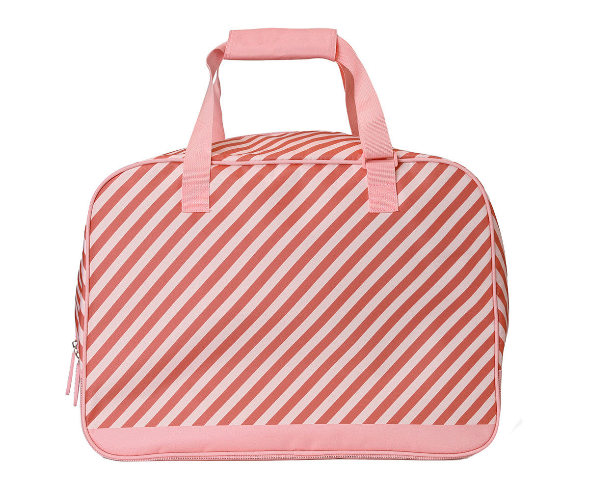 Bolsa de Praia Anti-areia Stripes Bloom & Blush | Monneka