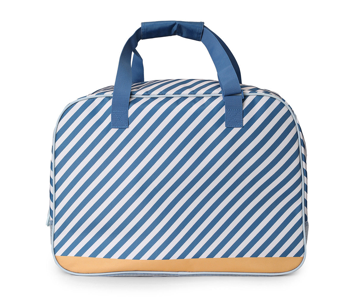 Bolsa de Praia Anti-areia Stripes Blues & Beyond | Monneka