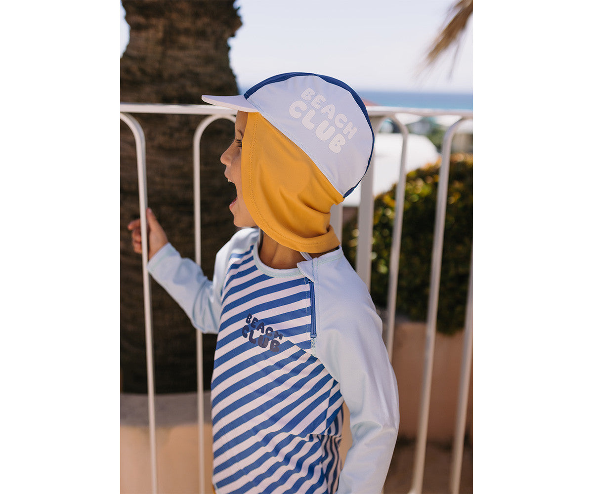 Camisola de Banho com Proteção Solar Stripes Blues & Beyond | Monneka