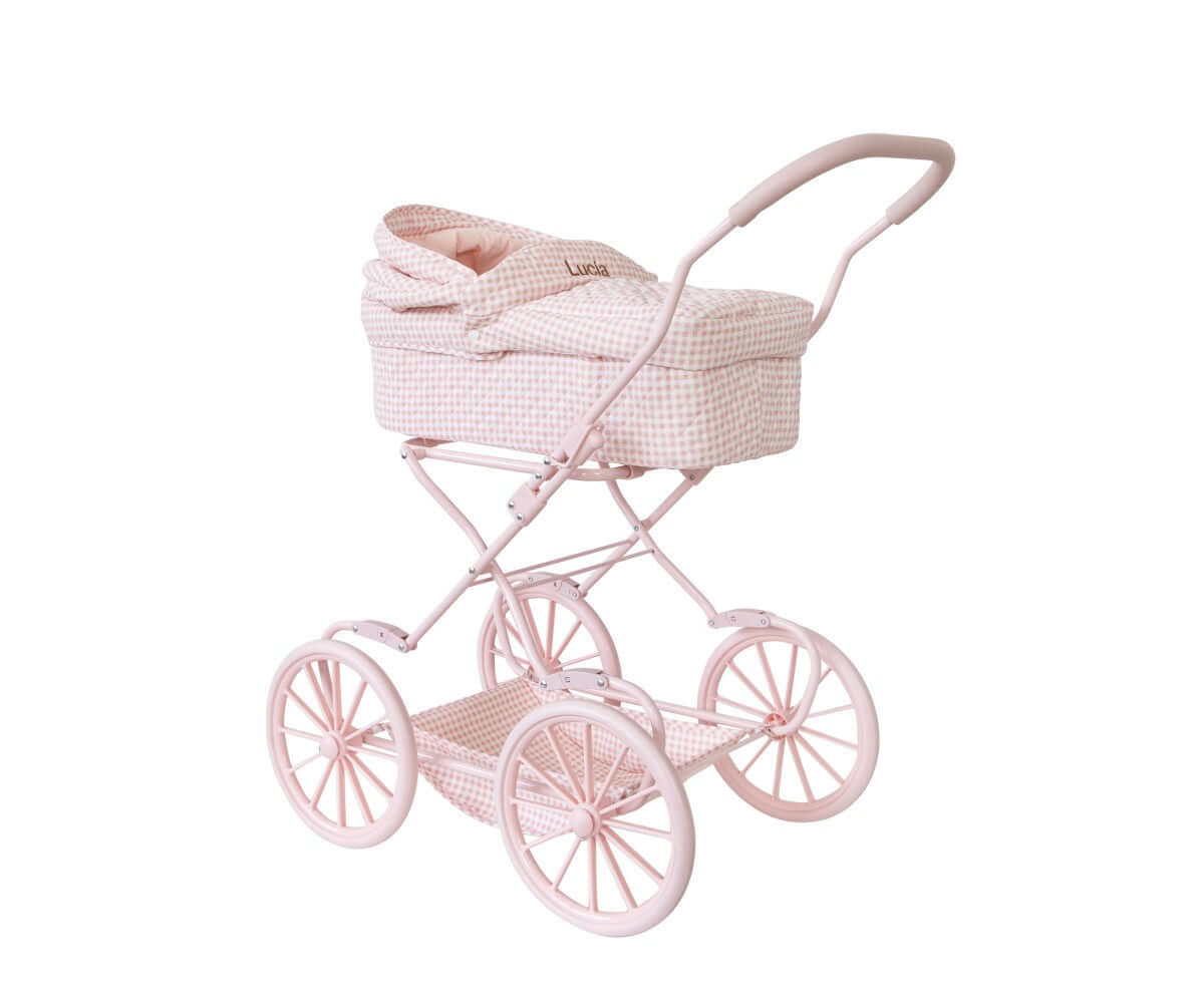 Carrinho de Bonecas Vintage Vichy | Monneka