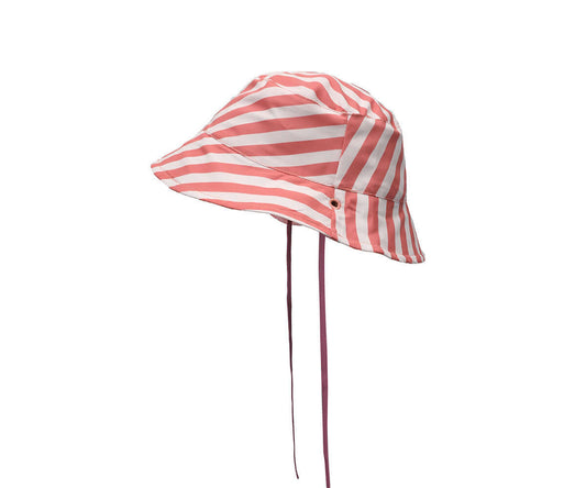 Chapéu reversível com Proteção Solar Stripes Bloom & Blush | Monneka