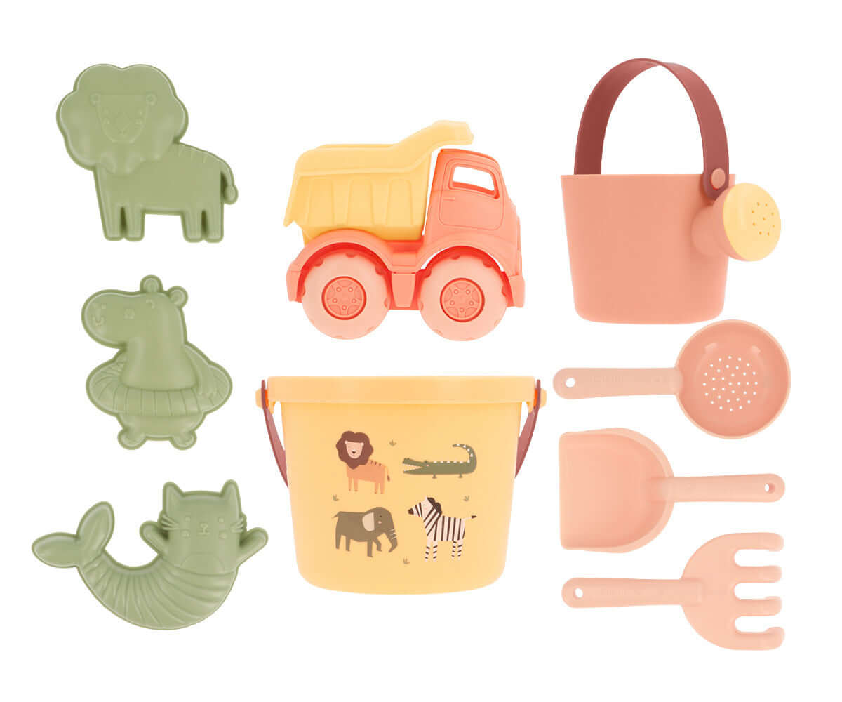 Conjunto de Brinquedos de Praia Wild Animals | Monneka