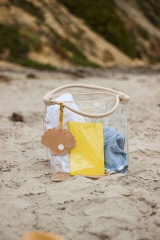 Mala de Praia Grande Anti-areia Beige | Play and Store