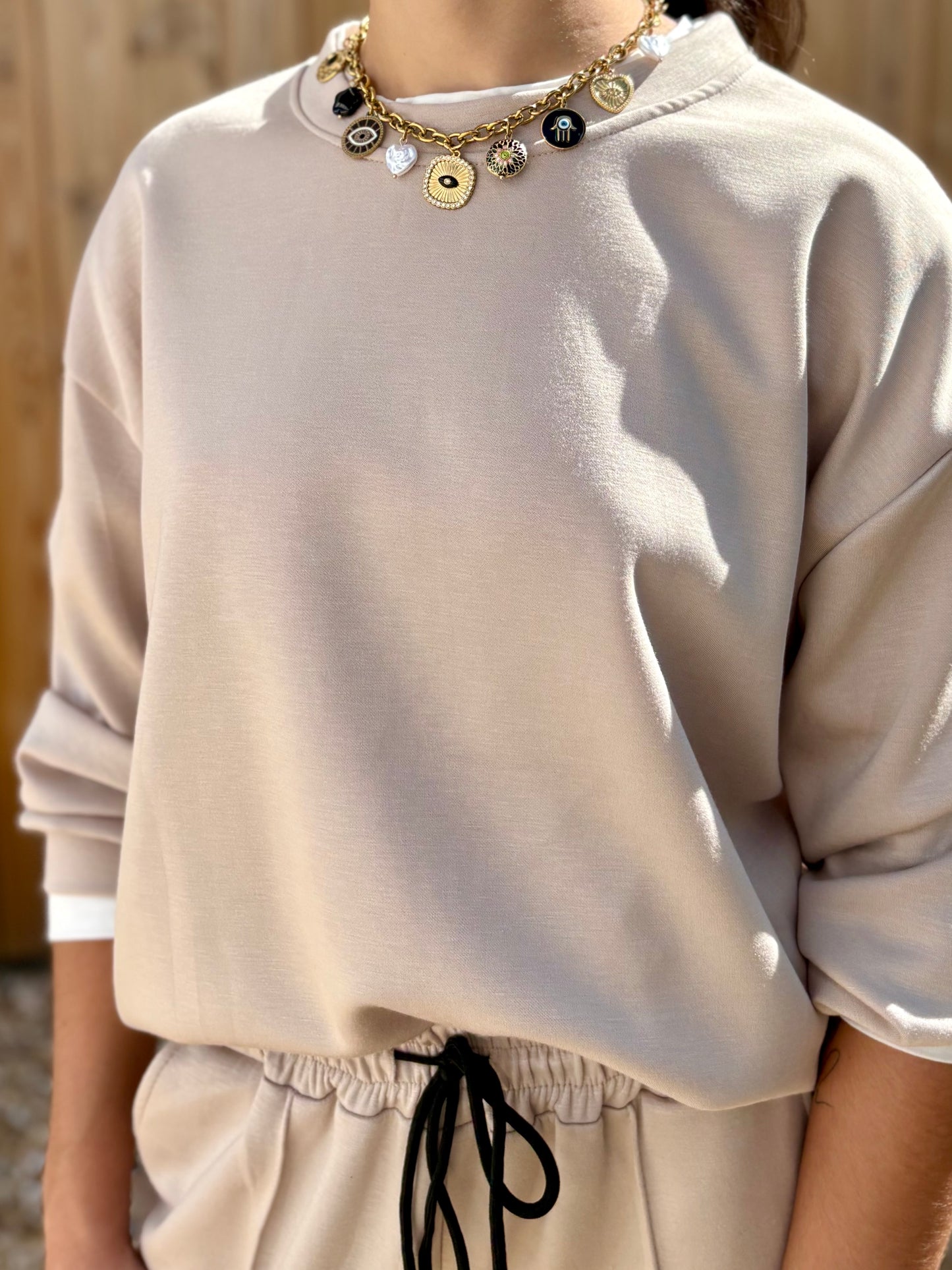 Colar Charm Olho Turco | Minhámê