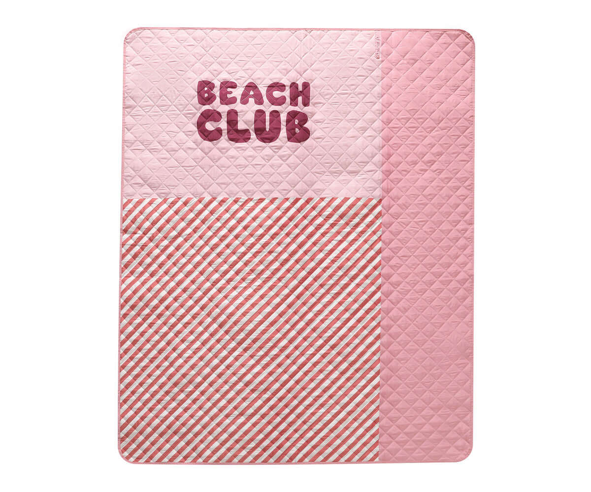 Manta de Picnic Stripes Bloom & Blush | Monneka