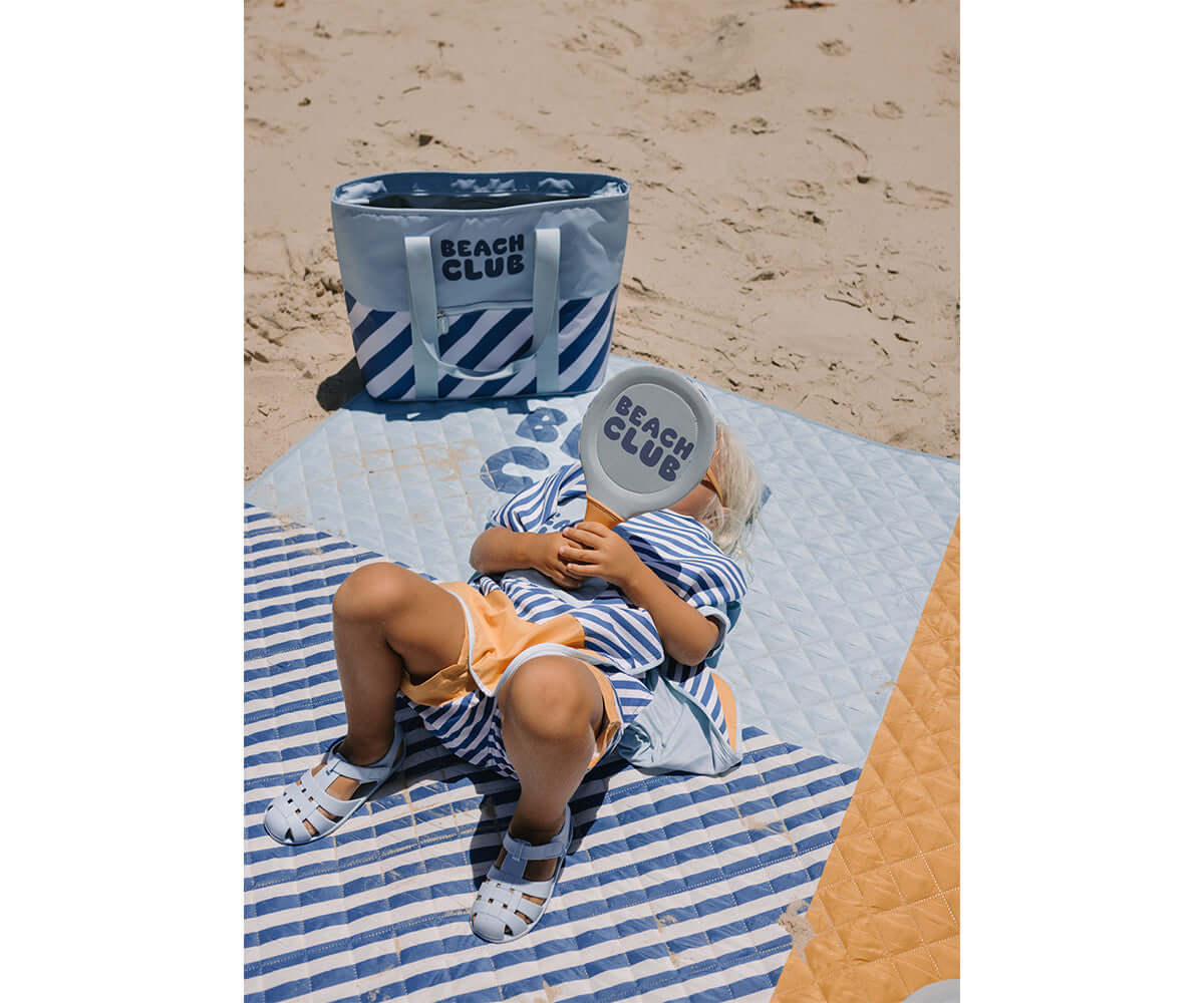 Manta de Picnic Stripes Blues & Beyond | Monneka