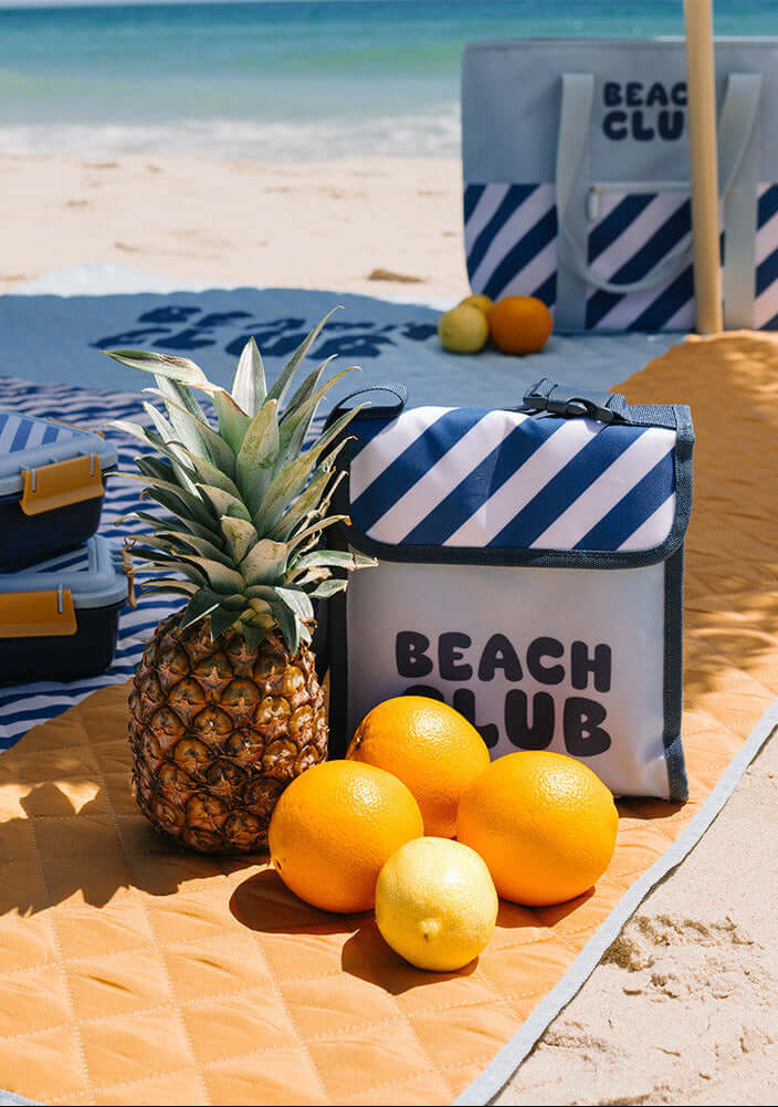 Manta de Picnic Stripes Blues & Beyond | Monneka