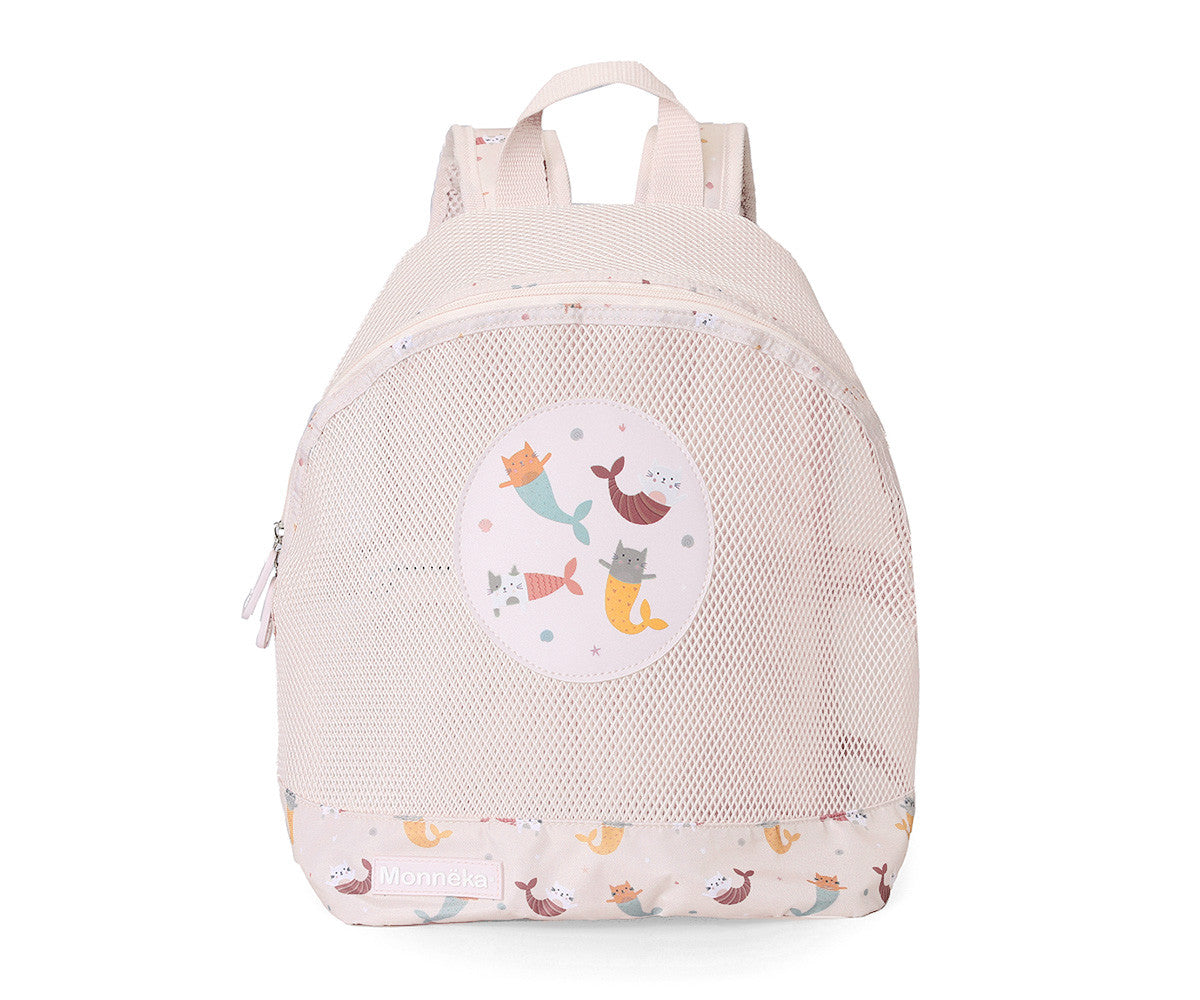 Mochila de Praia Infantil Anti-areia Mermaid Cats | Monneka