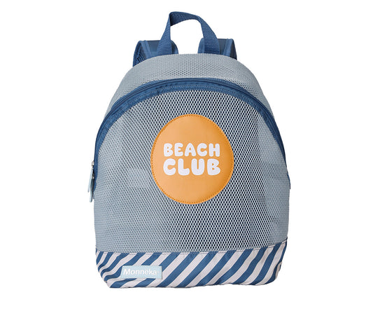 Mochila de Praia Infantil Anti-areia Stripes Blues & Beyond | Monneka