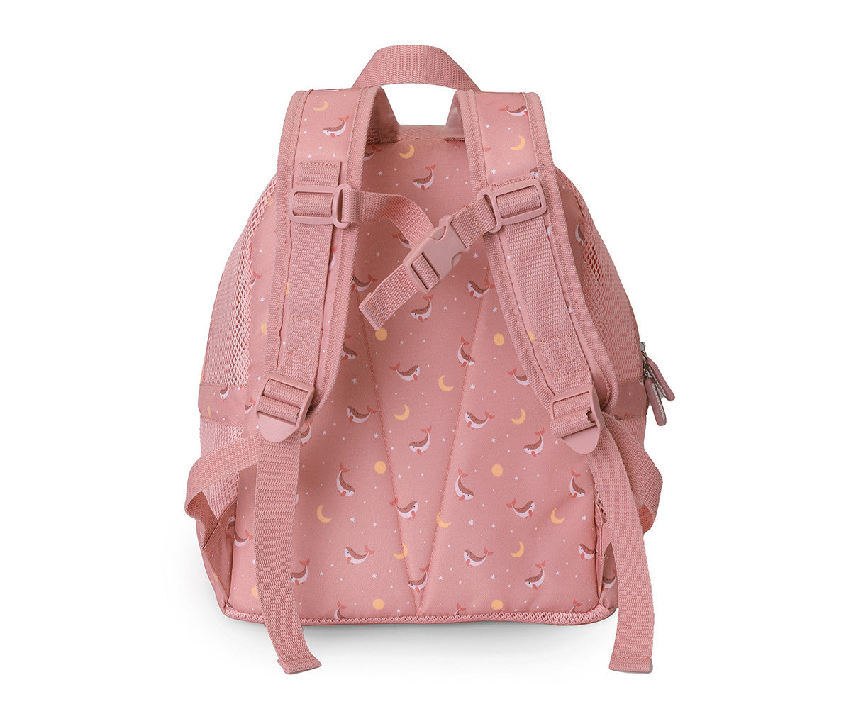 Mochila de Praia Infantil Anti-areia Whale Pink | Monneka