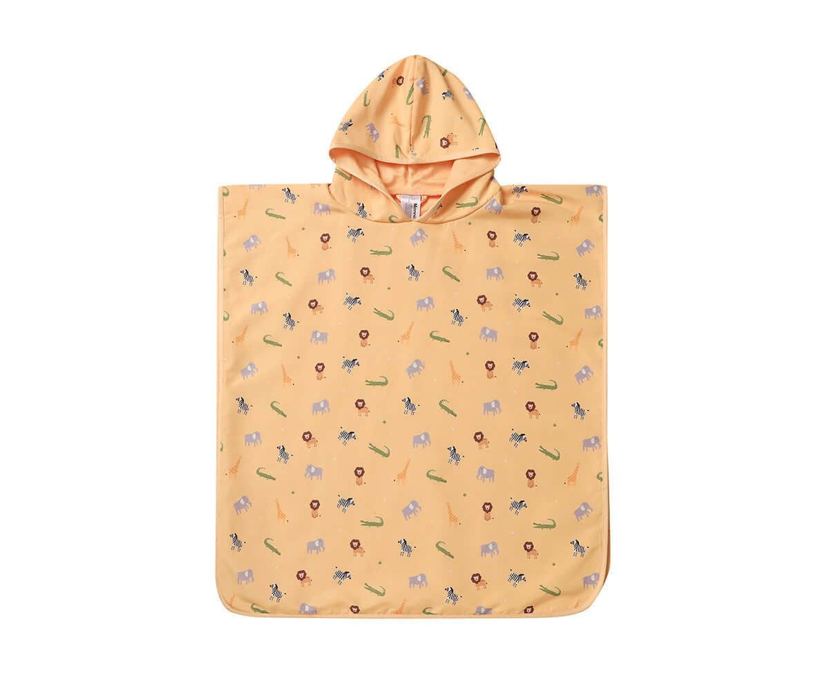 Poncho de Praia Infantil Wild Animals | Monneka