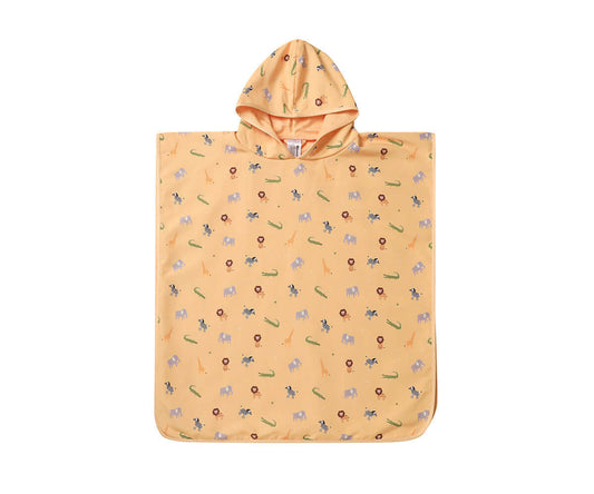 Poncho de Praia Infantil Wild Animals | Monneka