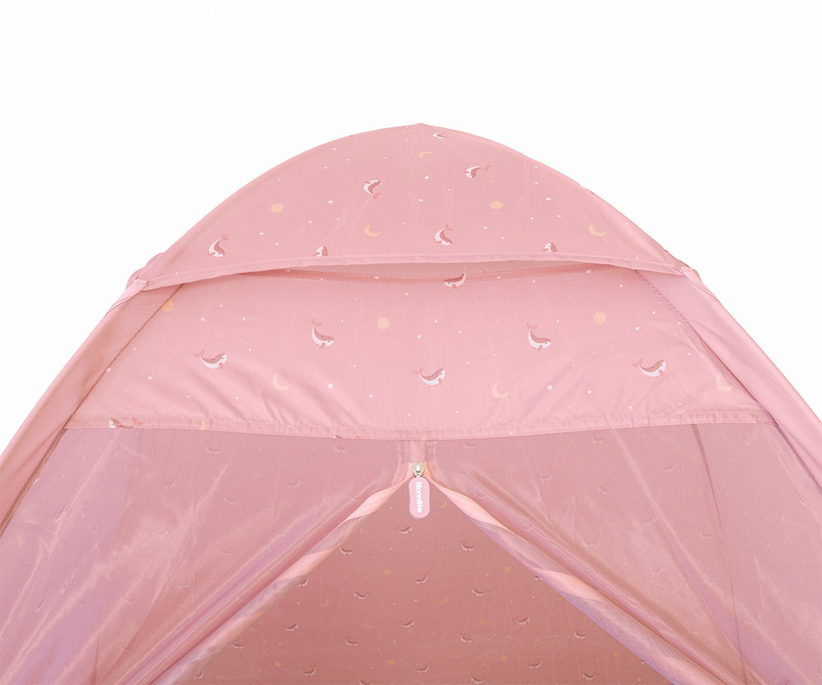 Tenda de praia com Proteção Solar Whale Pink | Monneka
