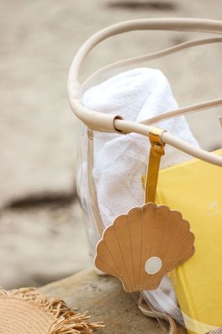 Mala de Praia Grande Anti-areia Beige | Play and Store