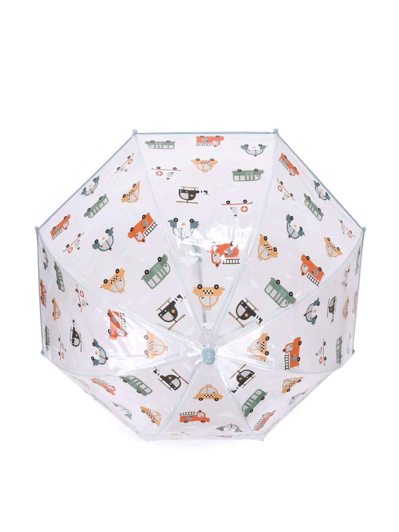 Guarda-chuva infantil transparente City Cars | Tutete