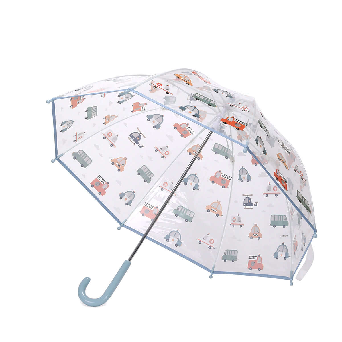 Guarda-chuva infantil transparente City Cars | Tutete