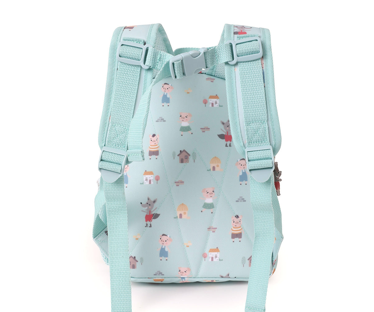 PRÉ-VENDA | Mochila Infantil personalizável The Three Little Pigs | Tutete