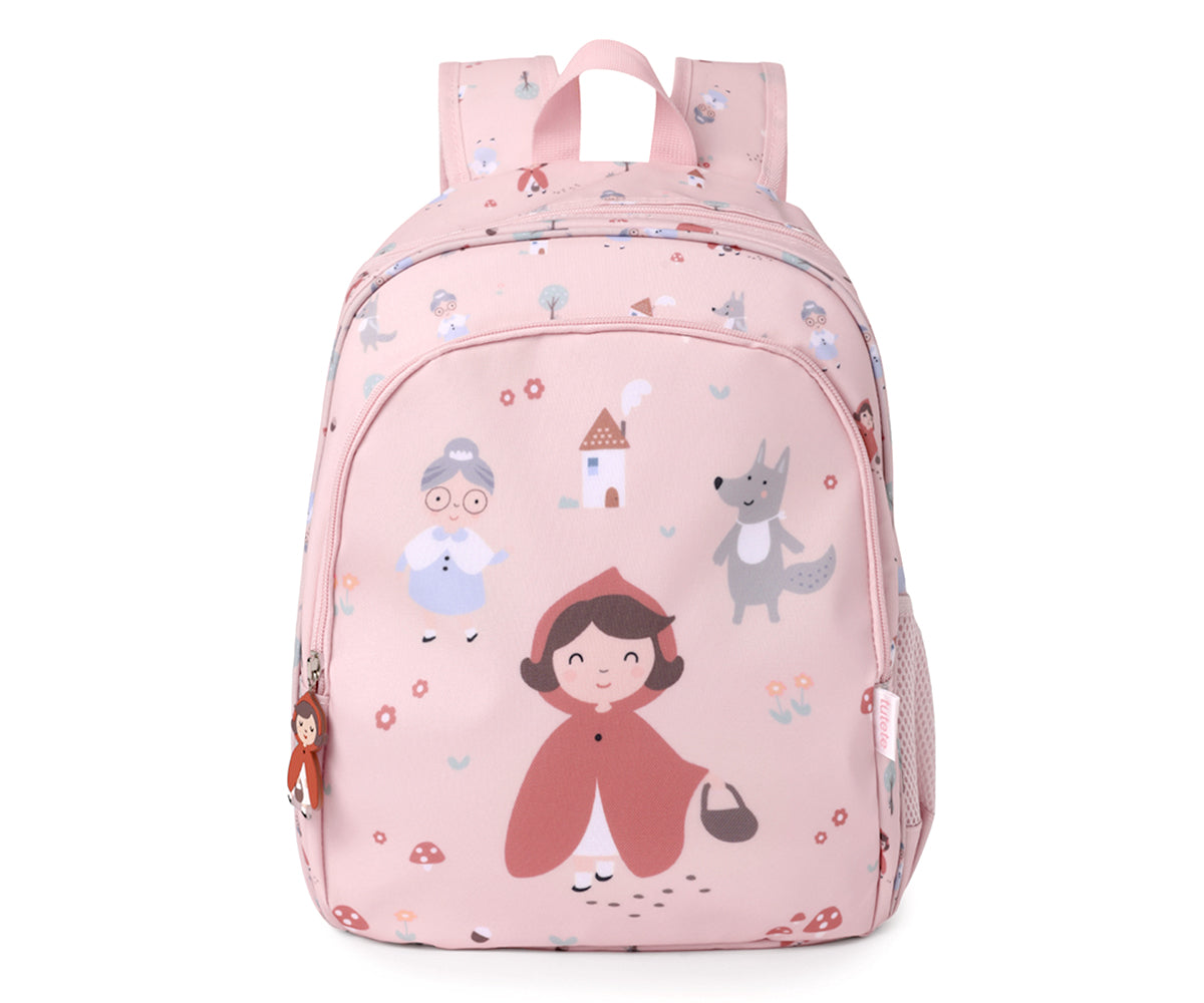 PRÉ-VENDA | Mochila Média + Porta-chaves personalizável Little Red | Tutete