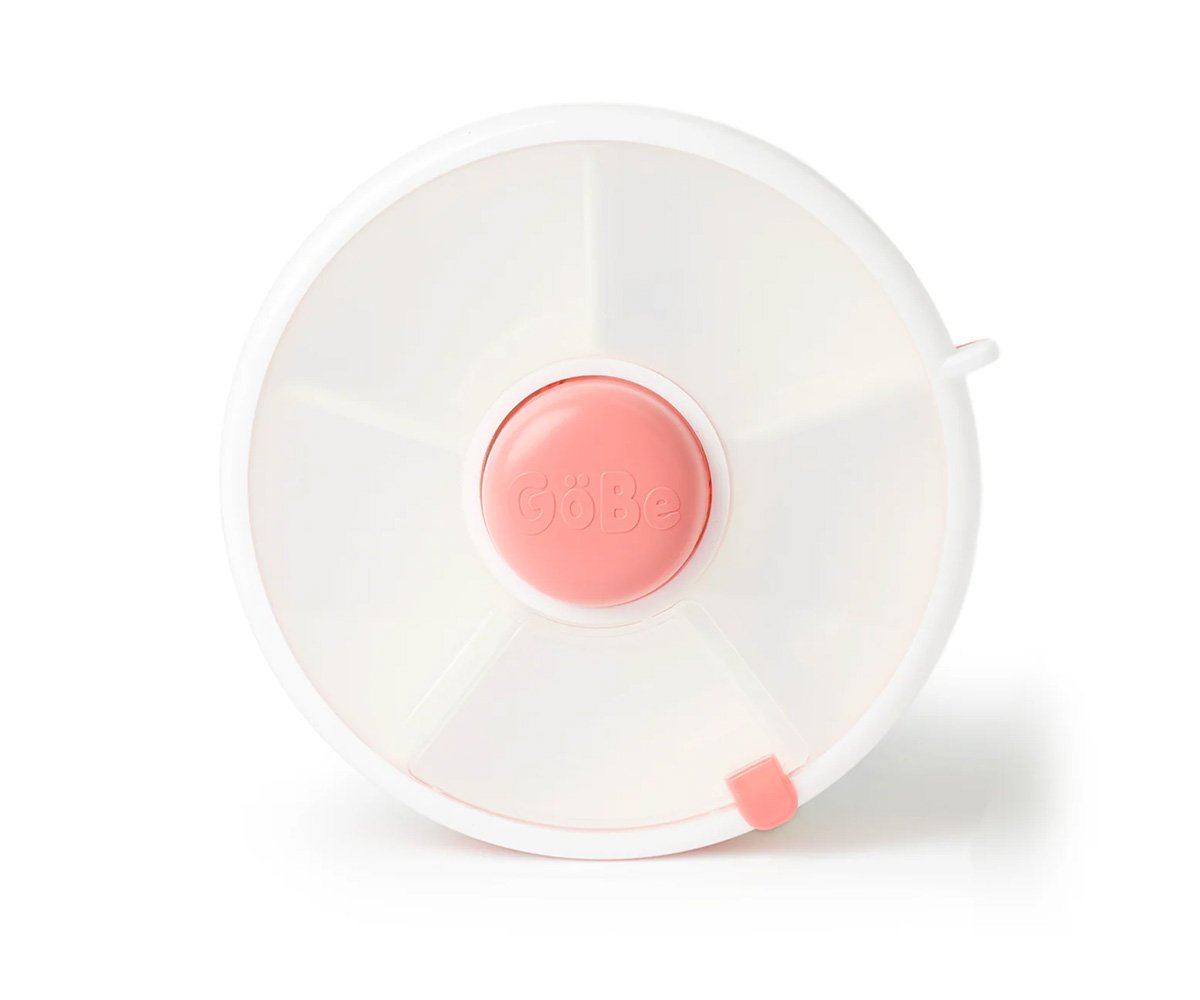 Snack Spinner Lancheira giratória Rosa Coral | GoBe